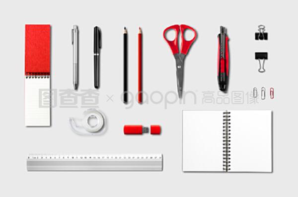 高效辦公從細節開始 文具、辦公用品模板與灰色背景網站建設維護指南